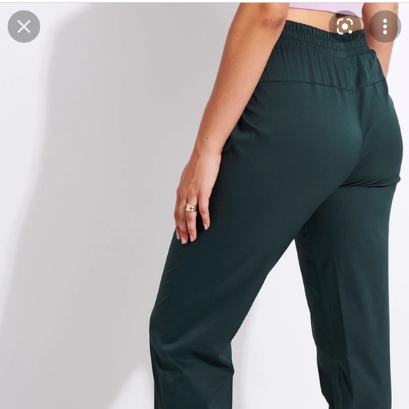 SOLD Girlfriend Collective moss summit track pants size large - Picture 2 of 5